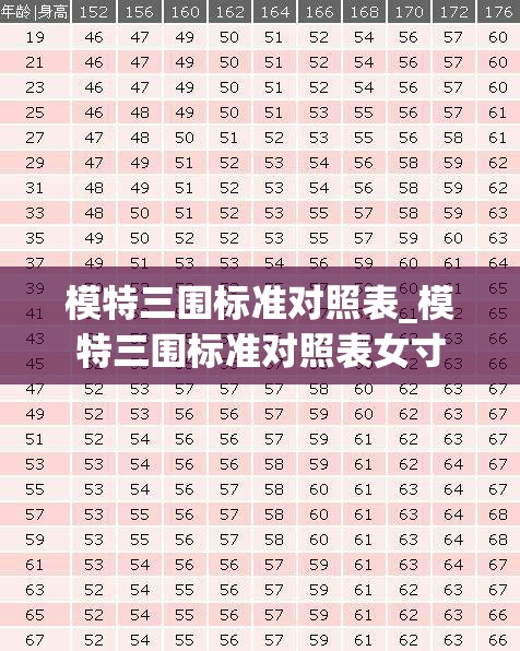 模特三围标准对照表_模特三围标准对照表女寸