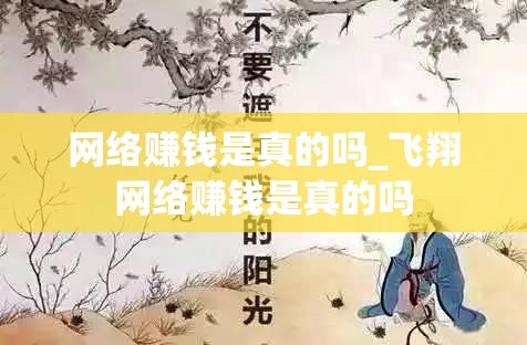 网络赚钱是真的吗_飞翔网络赚钱是真的吗