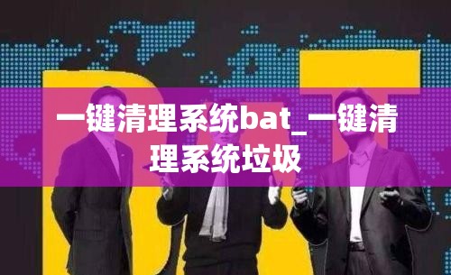 一键清理系统bat_一键清理系统垃圾