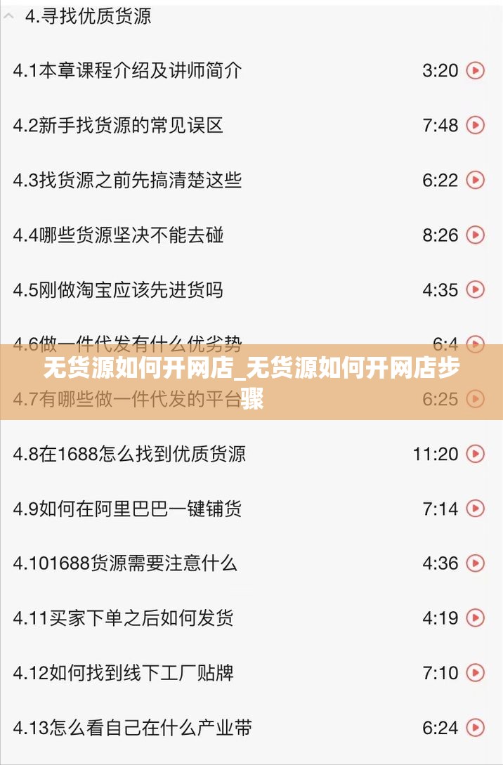 无货源如何开网店_无货源如何开网店步骤