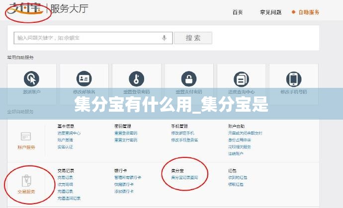 集分宝有什么用_集分宝是