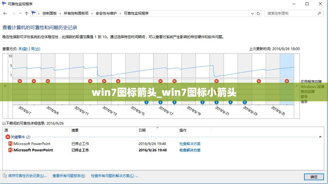 win7图标箭头_win7图标小箭头