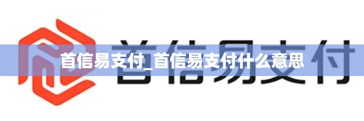 首信易支付_首信易支付什么意思