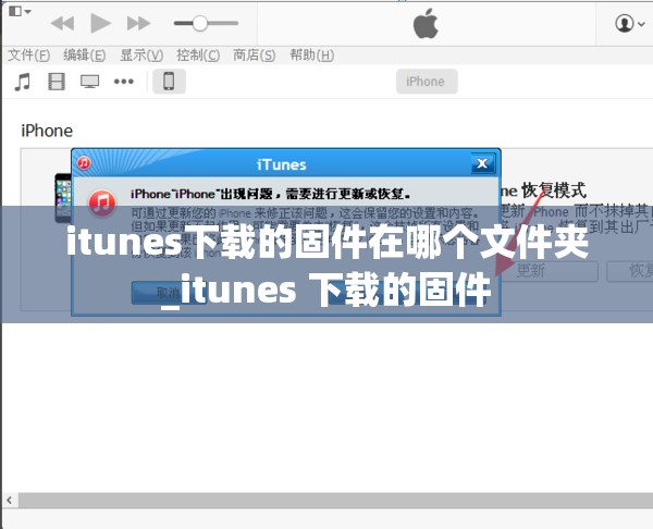 itunes下载的固件在哪个文件夹_itunes 下载的固件