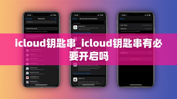 icloud钥匙串_icloud钥匙串有必要开启吗