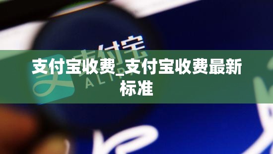 支付宝收费_支付宝收费最新标准