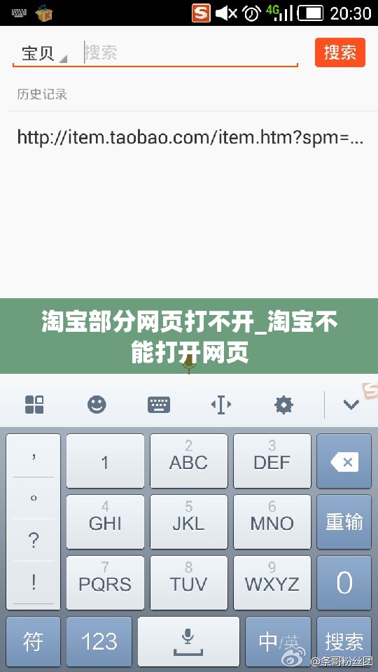 淘宝部分网页打不开_淘宝不能打开网页