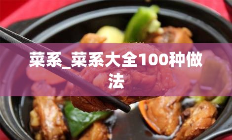 菜系_菜系大全100种做法