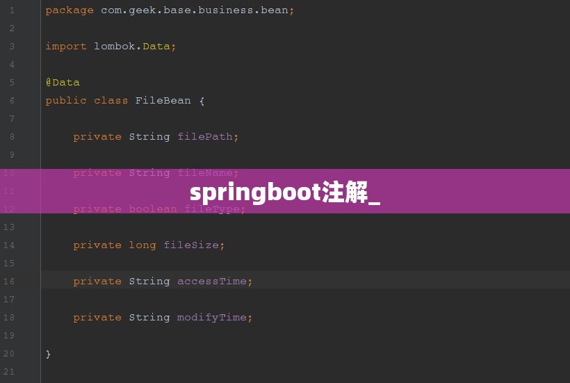 springboot注解_