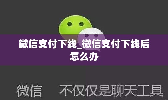 微信支付下线_微信支付下线后怎么办