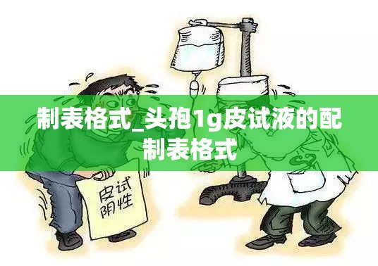 制表格式_头孢1g皮试液的配制表格式