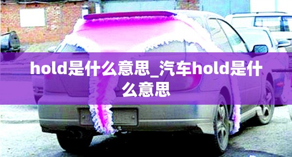 hold是什么意思_汽车hold是什么意思