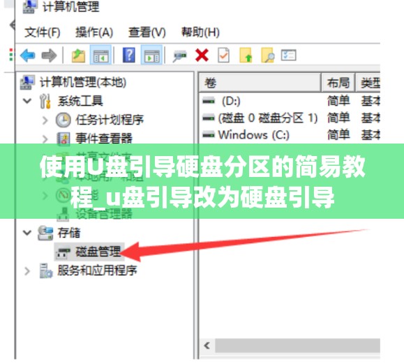 使用U盘引导硬盘分区的简易教程_u盘引导改为硬盘引导