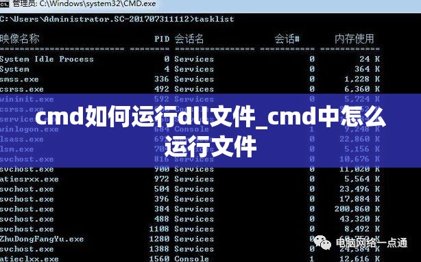 cmd如何运行dll文件_cmd中怎么运行文件