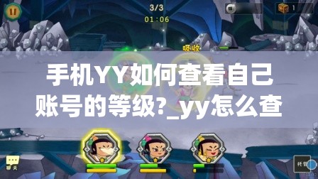 手机YY如何查看自己账号的等级?_yy怎么查看自己的账号