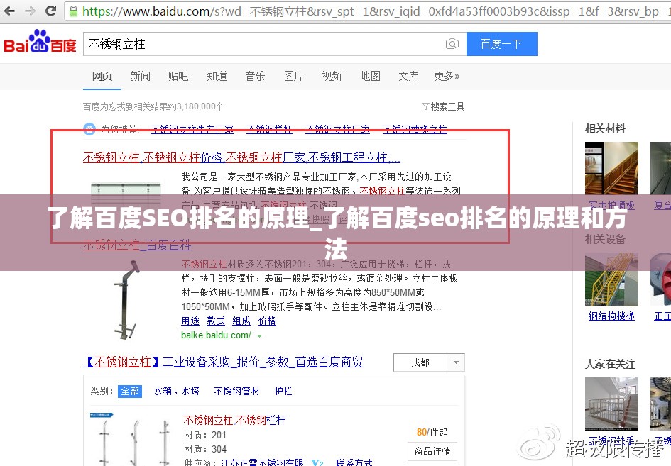 了解百度SEO排名的原理_了解百度seo排名的原理和方法