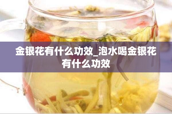 金银花有什么功效_泡水喝金银花有什么功效