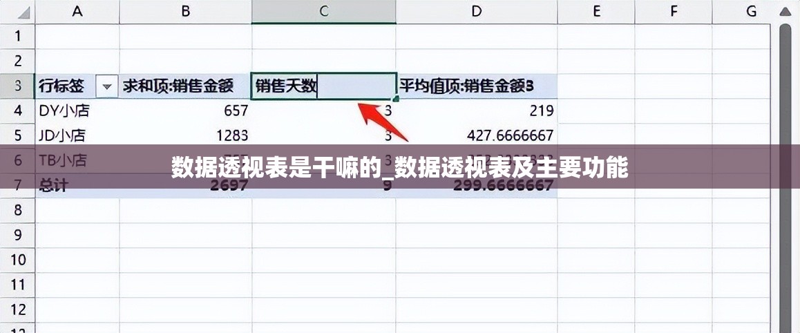 数据透视表是干嘛的_数据透视表及主要功能