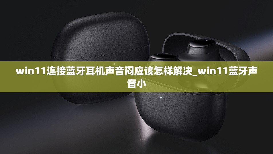 win11连接蓝牙耳机声音闷应该怎样解决_win11蓝牙声音小