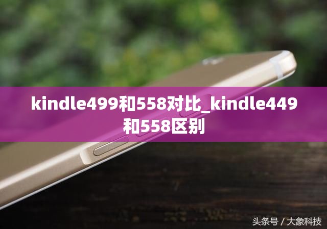 kindle499和558对比_kindle449和558区别