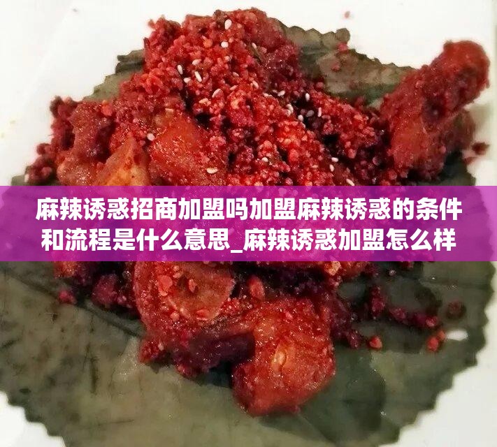 麻辣诱惑招商加盟吗加盟麻辣诱惑的条件和流程是什么意思_麻辣诱惑加盟怎么样