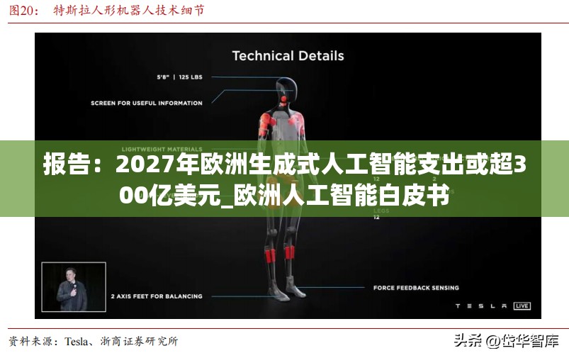 报告：2027年欧洲生成式人工智能支出或超300亿美元_欧洲人工智能白皮书