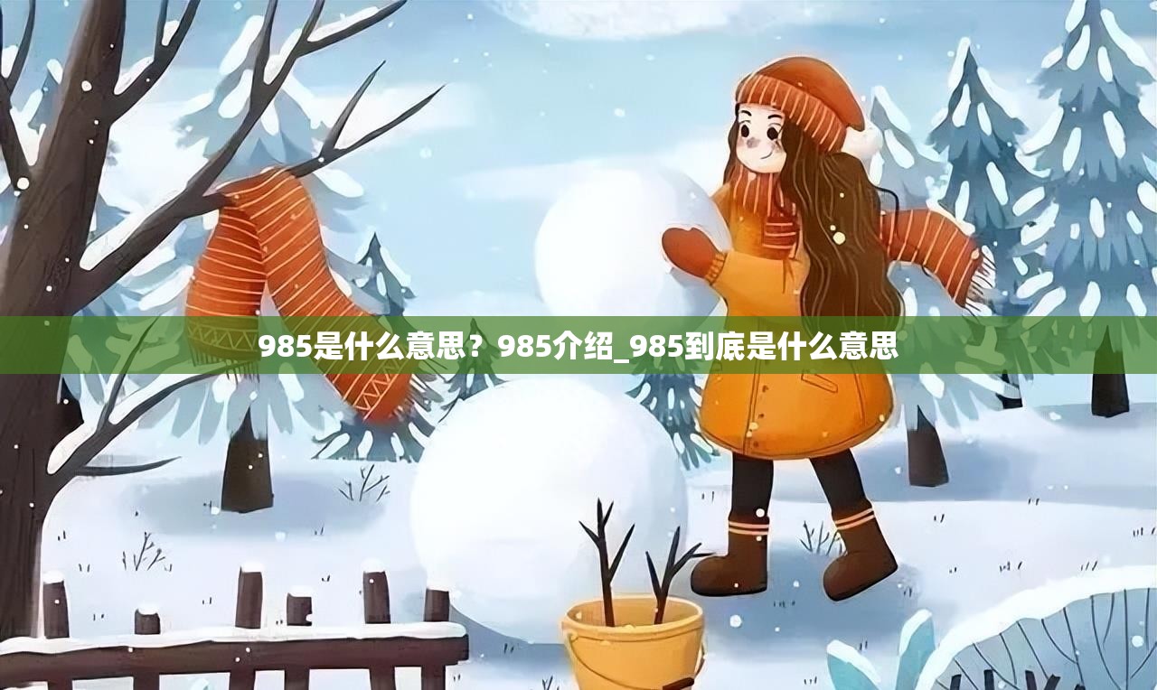 985是什么意思？985介绍_985到底是什么意思