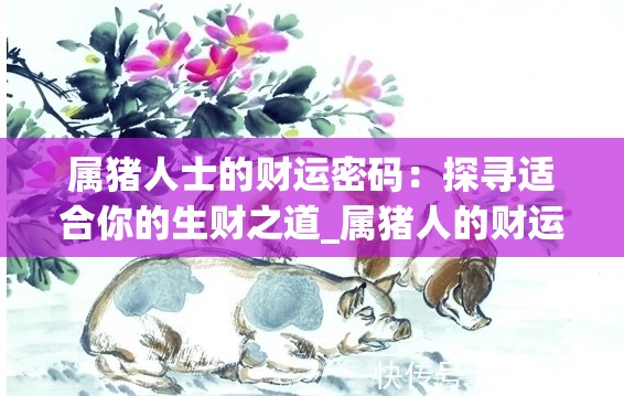 属猪人士的财运密码：探寻适合你的生财之道_属猪人的财运在哪里