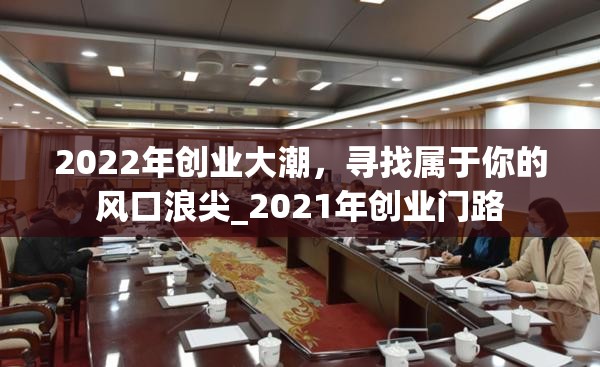 2022年创业大潮，寻找属于你的风口浪尖_2021年创业门路