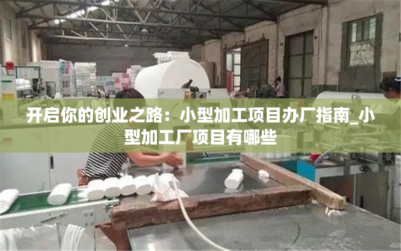 开启你的创业之路：小型加工项目办厂指南_小型加工厂项目有哪些