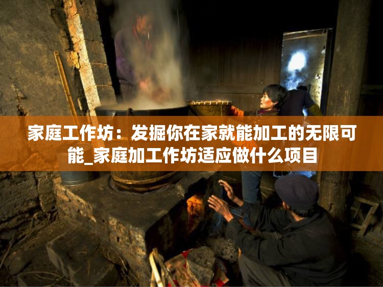 家庭工作坊：发掘你在家就能加工的无限可能_家庭加工作坊适应做什么项目