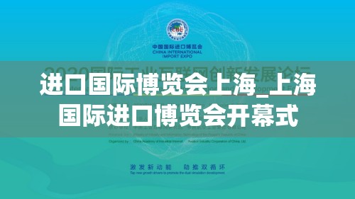 进口国际博览会上海_上海国际进口博览会开幕式