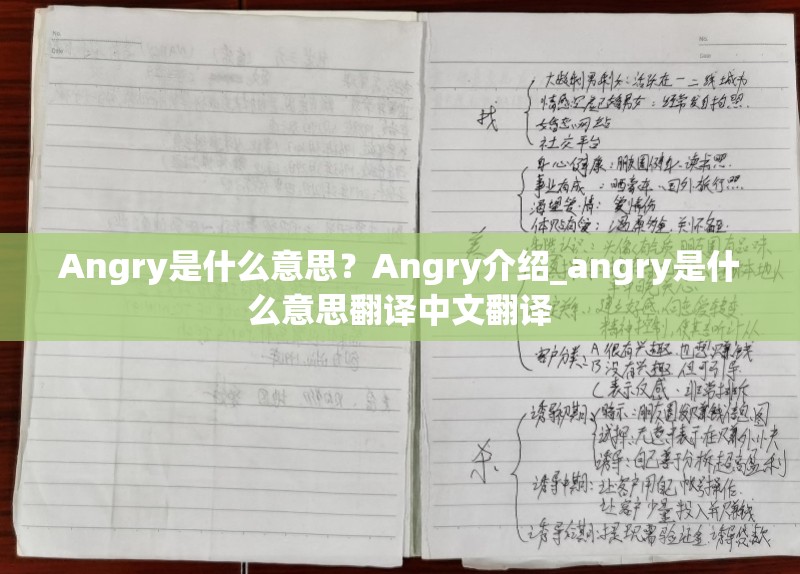 Angry是什么意思？Angry介绍_angry是什么意思翻译中文翻译